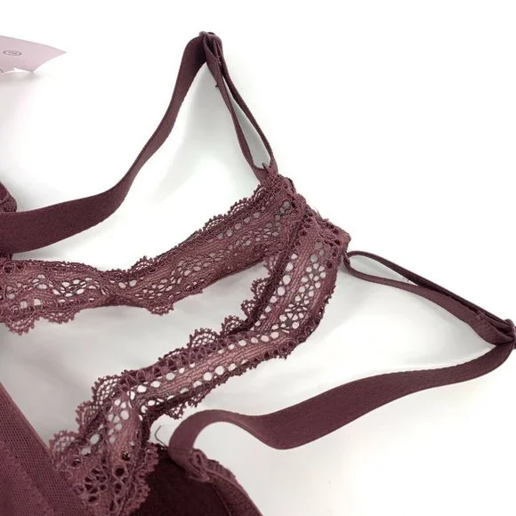 Auden Bra The Ace Demi Racerback Lightly Lined Front Closure Womens NWT - Picture 7 of 10